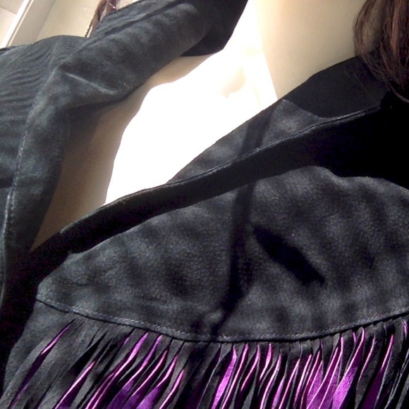 Adler Genuine Leather Fringe Jacket size S - Picture 5 of 7